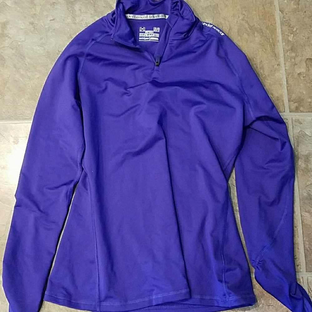 Under armour fitted cold gear 1/2 zip athletic to